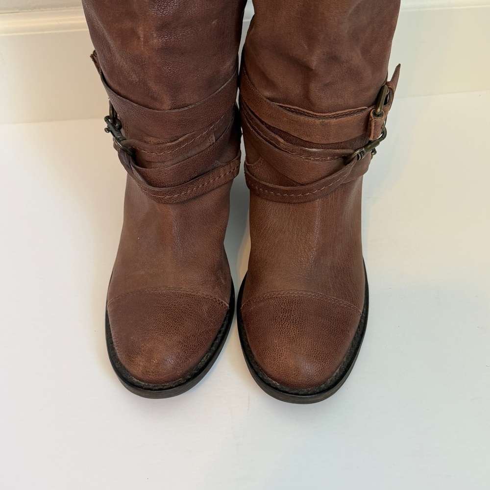 Gianni Bini Parker Leather Knee High Boots - Picture 4 of 12